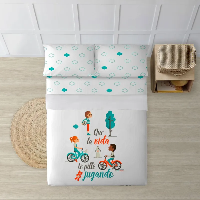 Bedding set Decolores Playing Multicolour