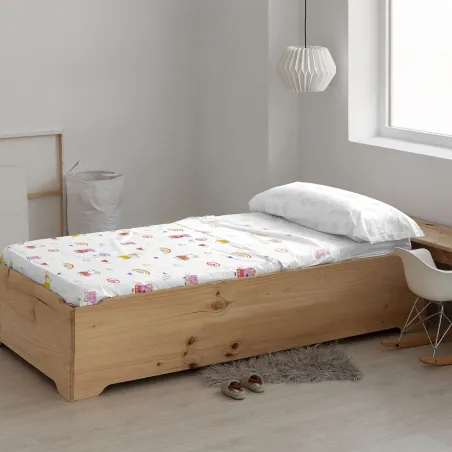 Segas Pārvalks Bez Pildījuma Peppa Pig Peace Balts 3 Daudzums