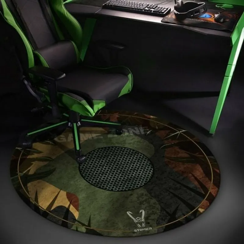 Gaming Mat Woxter Stinger Printed Ø 120 cm Natural rubber Polycarbonate