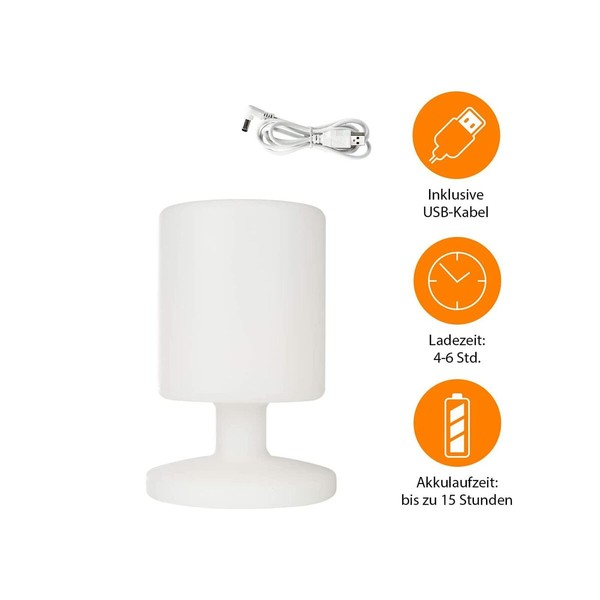 Žibintas Smartwares IDE-60067 Balta Plastmasinis