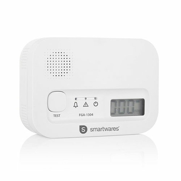 Kombinētais dūmu un oglekļa monoksīda detektoru komplekts Smartwares FGA-13041 85 dB