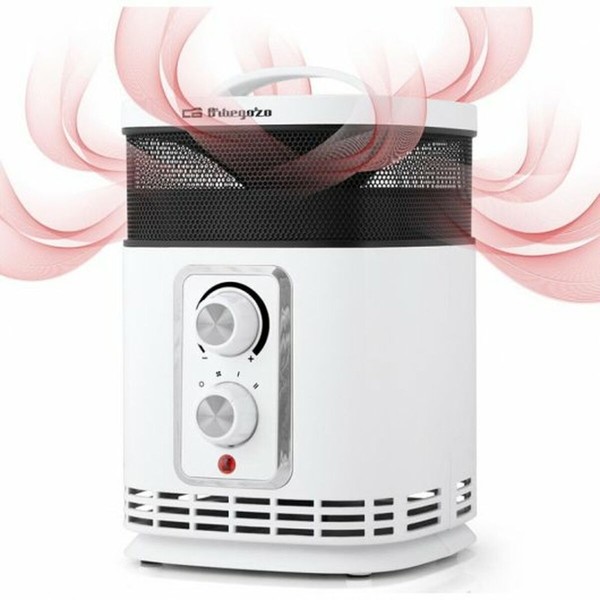 Pārnēsājams Keramiskais Sildītājs Orbegozo CR 6025 Balts 1500 W