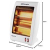 Kvartsilämmitin Orbegozo BP 5000 Valkoinen 800 W