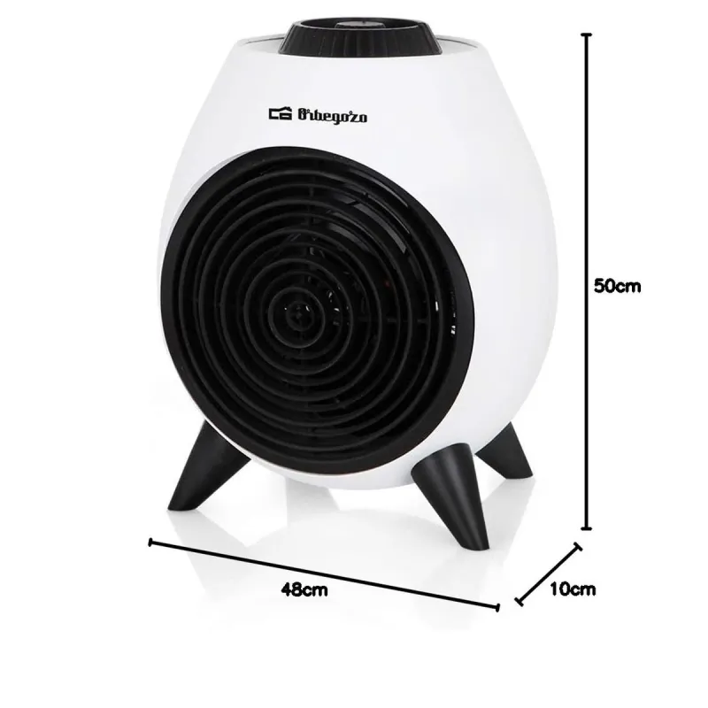 Heater Orbegozo 17365 Black 1000 W 2000 W