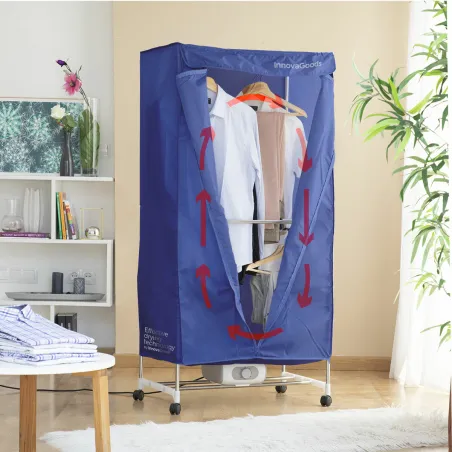 Kannettava elektroninen kuivaaja 2 tasolla Dupledry Blue InnovaGoods 1200 W