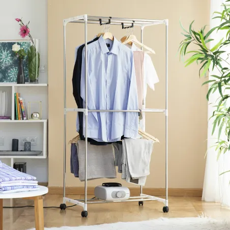 Kannettava elektroninen kuivaaja 2 tasolla Dupledry Blue InnovaGoods 1200 W