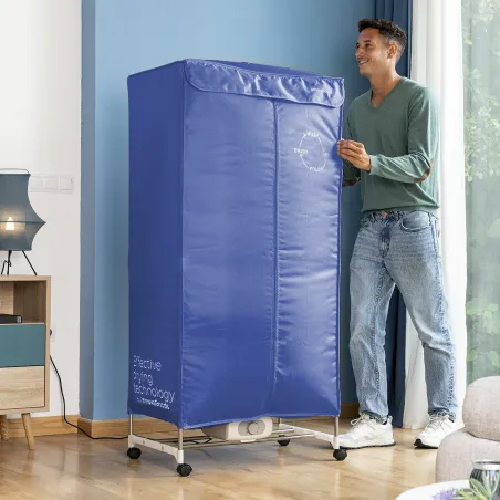 Kannettava elektroninen kuivaaja 2 tasolla Dupledry Blue InnovaGoods 1200 W
