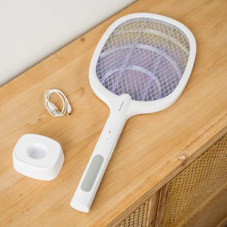 2-in-1 Rechargeable Insect Killing Racket with UV Light Elecfly InnovaGoods