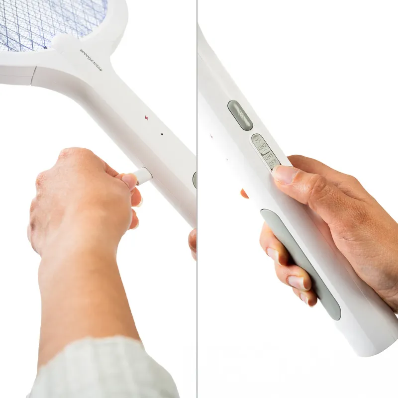 2-in-1 Rechargeable Insect Killing Racket with UV Light Elecfly InnovaGoods