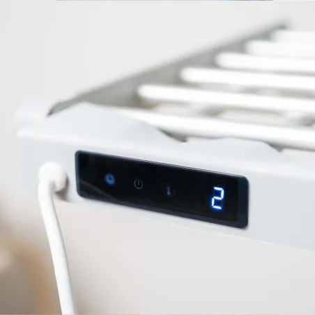 Sulankstomas elektrinis skalbinių džiovintuvas su sparneliais, jutikliniu ekranu, laikmačiu ir temperatūros kontrole Warmmat Inn