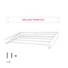 Foldable Extendable Retractable Wall Clothes Drying Rack Dryva 100 InnovaGoods