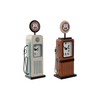 Table clock Home ESPRIT Blue Orange Vintage gasolinera (2 Units)
