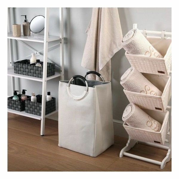 Veļas grozs Ar rokturiem Minimālists 30 x 55 x 36 cm