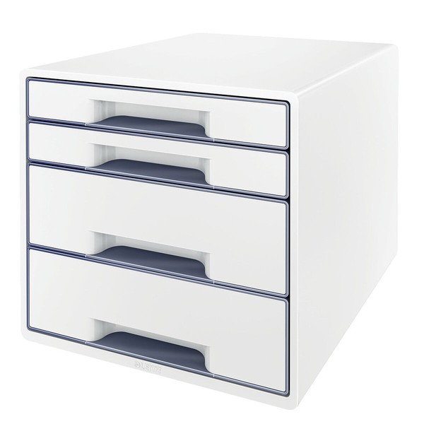 Mapju atvilktne Leitz WOW CUBE Balts
