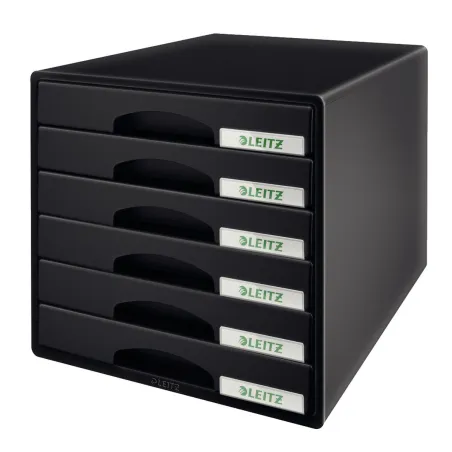 Chest of drawers Leitz Buc de cajones Plus Black