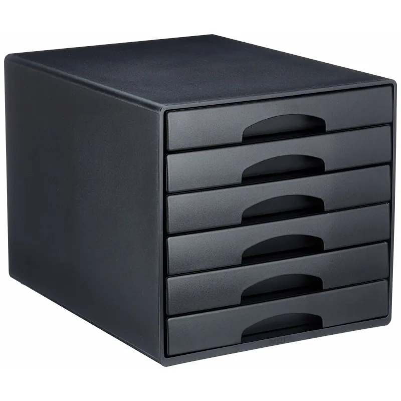 Chest of drawers Leitz Buc de cajones Plus Black