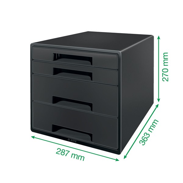 Chest of drawers Leitz Black