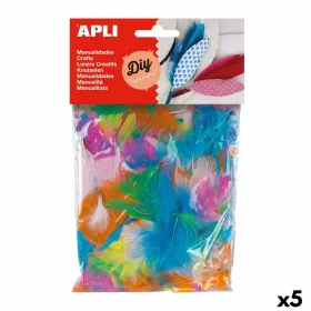 Feathers Apli Multicolour Feathers (5 Units)