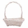 Basket set Alexandra House Living White wicker Willow wood 3 Pieces