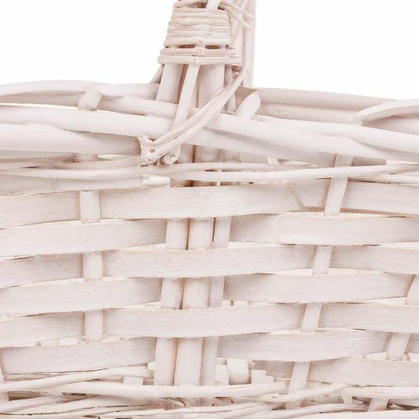 Basket set Alexandra House Living White wicker Willow wood 3 Pieces
