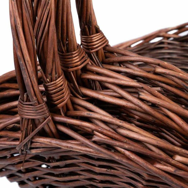 Basket set Alexandra House Living Brown wicker Willow wood 4 Pieces