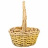 Basket set Alexandra House Living Yellow Natural wicker Willow wood 3 Pieces
