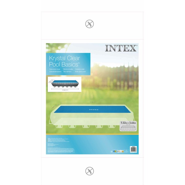 Покрытия для бассейнов Intex 488 x 244 cm Солнечный Прямоугольный
