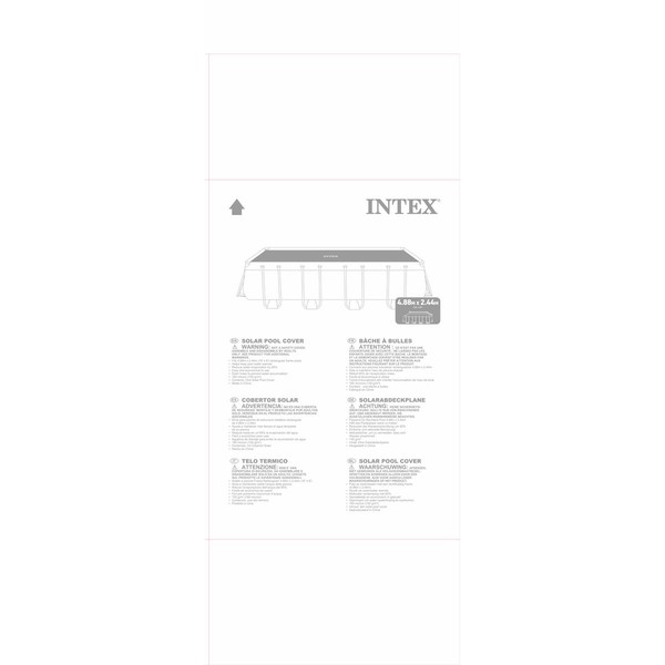 Покрытия для бассейнов Intex 488 x 244 cm Солнечный Прямоугольный