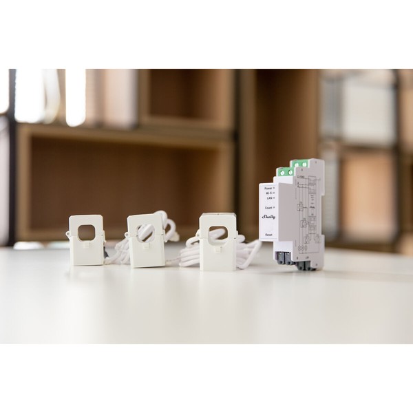 Wi-Fi jungiklio modulis Shelly PRO 3EM 120A Wi-Fi