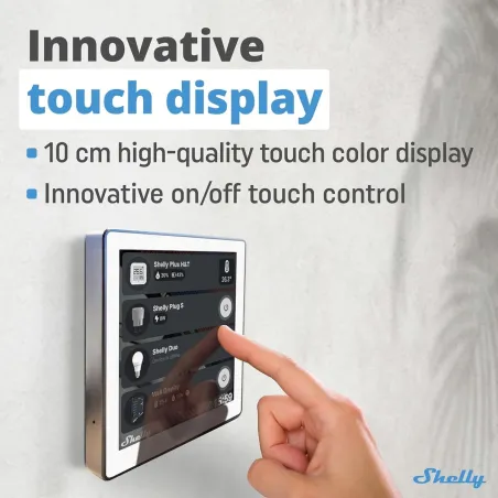 Control panel Shelly WALL DISPLAY(WH)+BLUE HT(IVO)