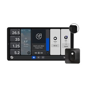 Control panel Shelly WALL DISPLAY X2(BL)+BLUHT(BLK)