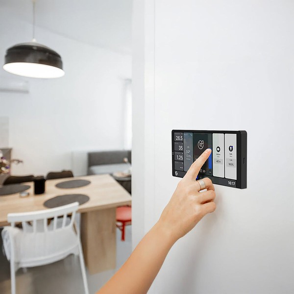 Control panel Shelly WALL DISPLAY X2(BL)+BLUHT(BLK)