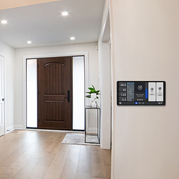 Control panel Shelly WALL DISPLAY X2(BL)+BLUHT(BLK)