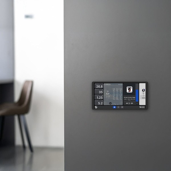 Control panel Shelly WALL DISPLAY X2(BL)+BLUHT(BLK)