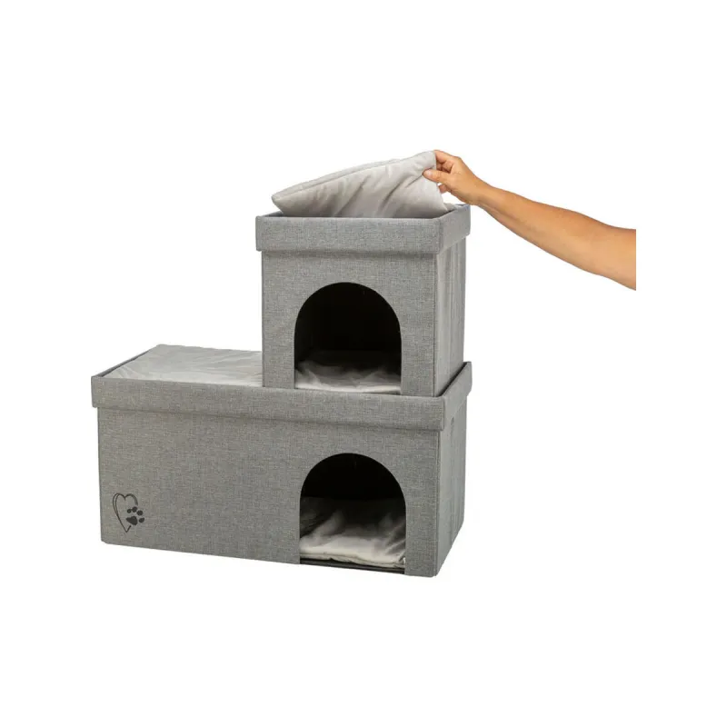 Cat cave Trixie Kimy Light grey 76 x 72 x 37 cm