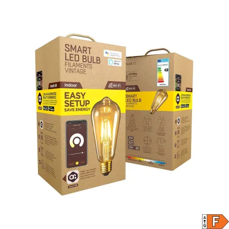 Smart Light bulb Muvit iO 5 W E27 1800 K 2700 K 480 Lm Wi-Fi