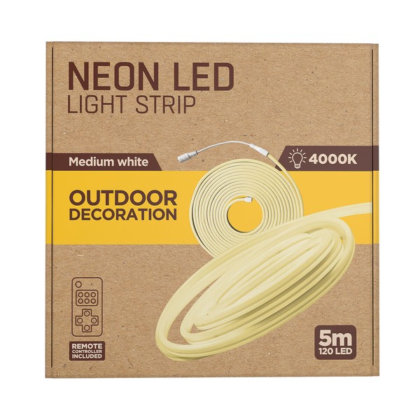 LED juostos muvit iO iO Skaidrus 5 m Neonas