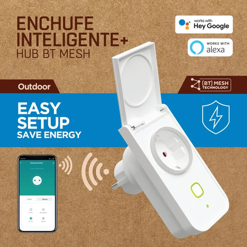 Smart Plug Muvit iO Bluetooth Wi-Fi