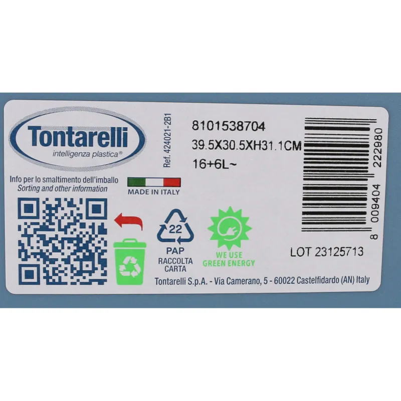 Cleaning & Storage Kit Tontarelli 121562 39,5 x 30,5 x 31 cm (12 Units)