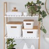 Multi-use Box Confortime White Brown Bamboo Plastic (6 Units)