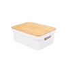 Multi-use Box Confortime White Brown Bamboo Plastic (6 Units)
