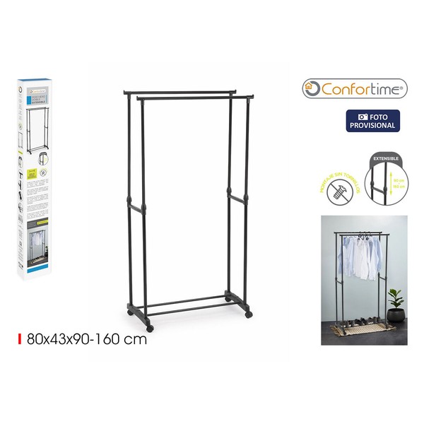 Coat Stand with Wheels Confortime (6 Units)
