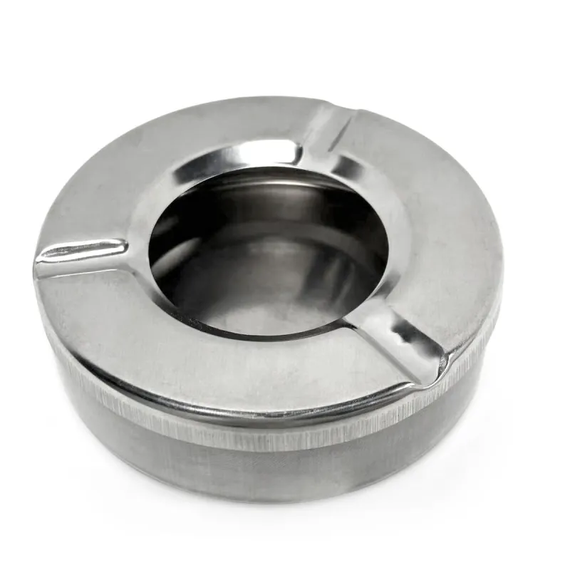 Ashtray Confortime Steel 11 x 3 cm (24 Units)