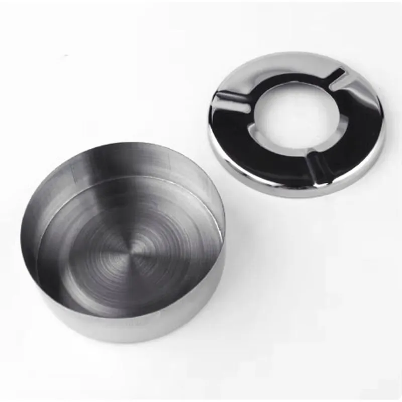 Ashtray Confortime Steel 11 x 3 cm (24 Units)