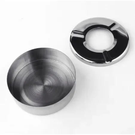 Ashtray Confortime Steel 11 x 3 cm (24 Units)