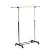 Extendable Coat Rack Inde Brown Black 145 x 43 x 90 cm (6 Units)