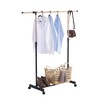 Extendable Coat Rack Inde Brown Black 145 x 43 x 90 cm (6 Units)