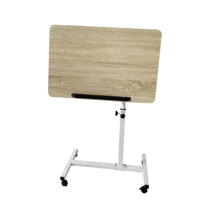 Side table MobleKit White Brown 60 x 40 x 59 cm Wood Metal (3 Units)