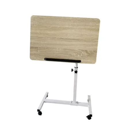 Side table MobleKit White Brown 60 x 40 x 59 cm Wood Metal (3 Units)