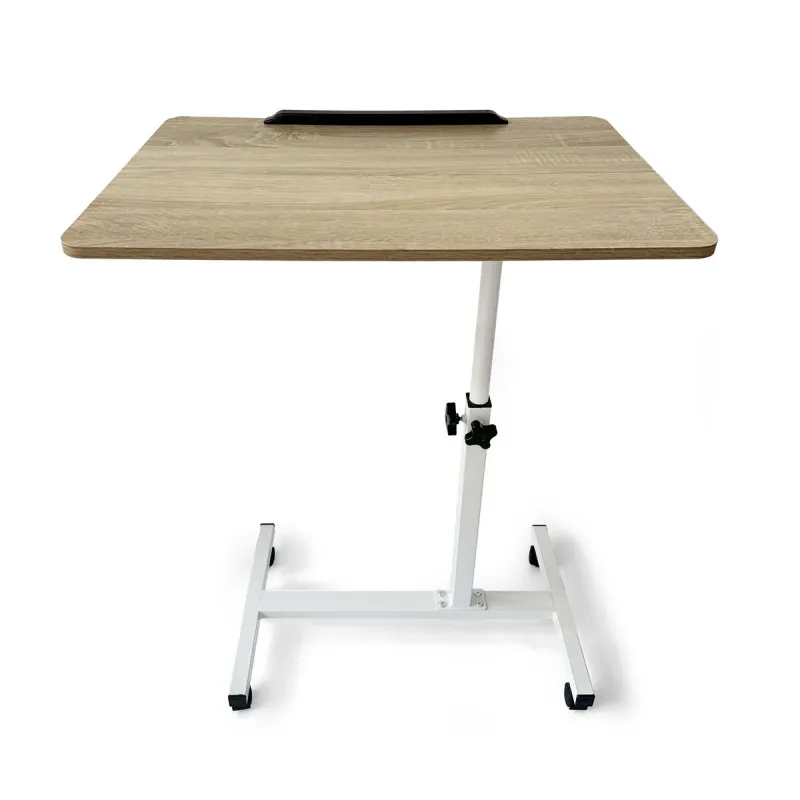 Side table MobleKit White Brown 60 x 40 x 59 cm Wood Metal (3 Units)